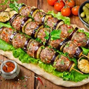 Aubergine Kebab