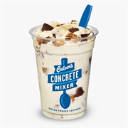Vanilla Concrete Mixer® Made With Reese's®