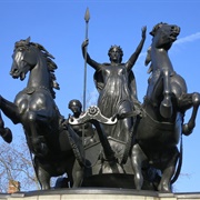 Boadicea and Her Daughters Statue, London, UK