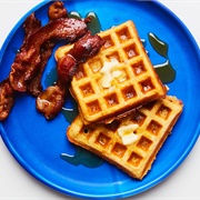 Waffles and Bacon