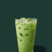 Iced Pineapple Matcha Drink