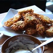 Sesame Latkes