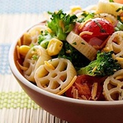 Wagon Wheel Pasta Salad