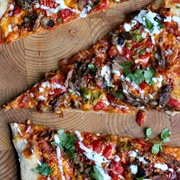 Barbecue Beef Brisket Pizza