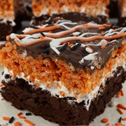 Halloween Brownie Rice Krispies Treats