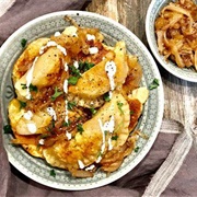 Bacon Cheddar Pierogies