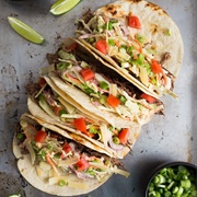 Beef and Mustard Tacos