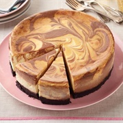 Chocolate Butterscotch Swirl Cheesecake