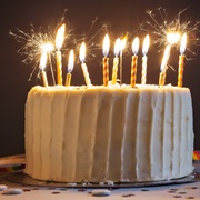Birthday Cake With Candles