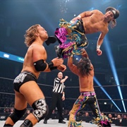 2020: Adam Page & Kenny Omega vs. the Young Bucks - Revolution
