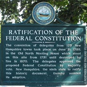 New Hampshire the 9th State to Ratify the Constitution 1788