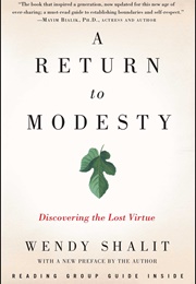 A Return to Modesty (Wendy Shalit)