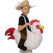Chicken Rider Costume