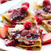Berry Cheesecake Crepe