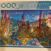 1000 Crazy World Jigsaw Puzzle