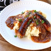 Bangers and Mash Pie