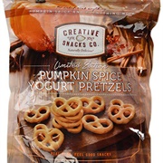 Pumpkin Spice Yogurt Pretzels