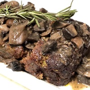 Mushroom Stuffed Meatloaf