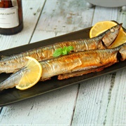 Fried and Stewed Saury