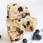 Blueberry Krispy Bar