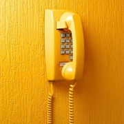 Communal Rotary Telephone in Kitchen