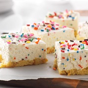 Birthday Cake Cheesecake Bars