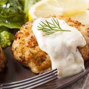 Creamed Crab Cakes