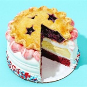 Piecaken Bakery the Red, White & Blueberry Piecaken