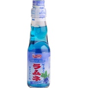 Shirakiku Ramune Blueberry Soda