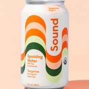 Sound Tangerine Lemongrass Green Tea Sparkling Water