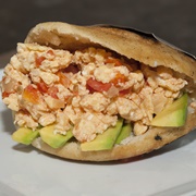 Arepa Rellena Con Perico