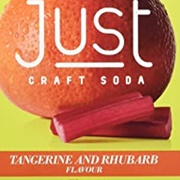 Just Craft Soda Tangerine and Rhubarb