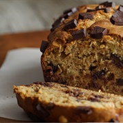 Dark Chocolate Peanut Butter Banana Bread