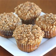 Pumpkin Cinnamon Streusel Muffins