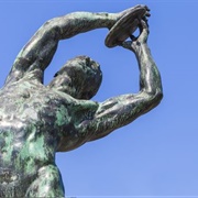 Discus Thrower Statue, Opposite Panathenaic Stadium, Athens