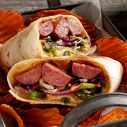 Beef Sausage Wrap