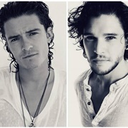 Orlando Bloom & Kit Harington