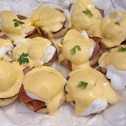First Time Eating Eggs Benedict
