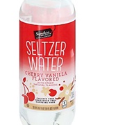 Signature Select Seltzer Water Cherry Vanilla