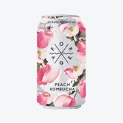 Forage Peach Kombucha