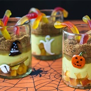 Avocado Halloween Parfait