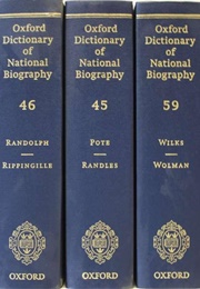 Oxford Dictionary of National Biography (Various)