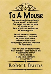 To a Mouse (Robert Burns)