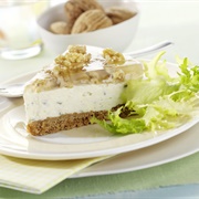 Savory Gorgonzola Cheesecake With Walnut Jelly