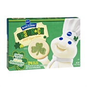 Pillsbury Shamrock Cookies