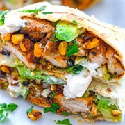 Avocado Feta Burrito