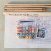 Complete a "Paint by Numbers" Piece of Art