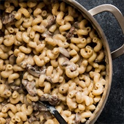 Roasted Mushroom Macaroni Cheese