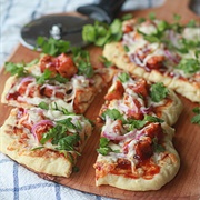 Barbecue Tofu Pizza