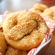 Sesame Pretzel